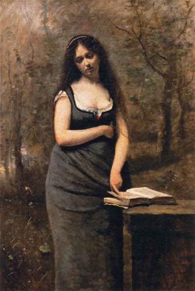 Valléda by Jean Baptiste Camille Corot